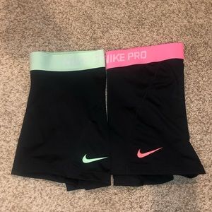 2 Nike Pro Women’s 3” Training Shorts ~Size M~